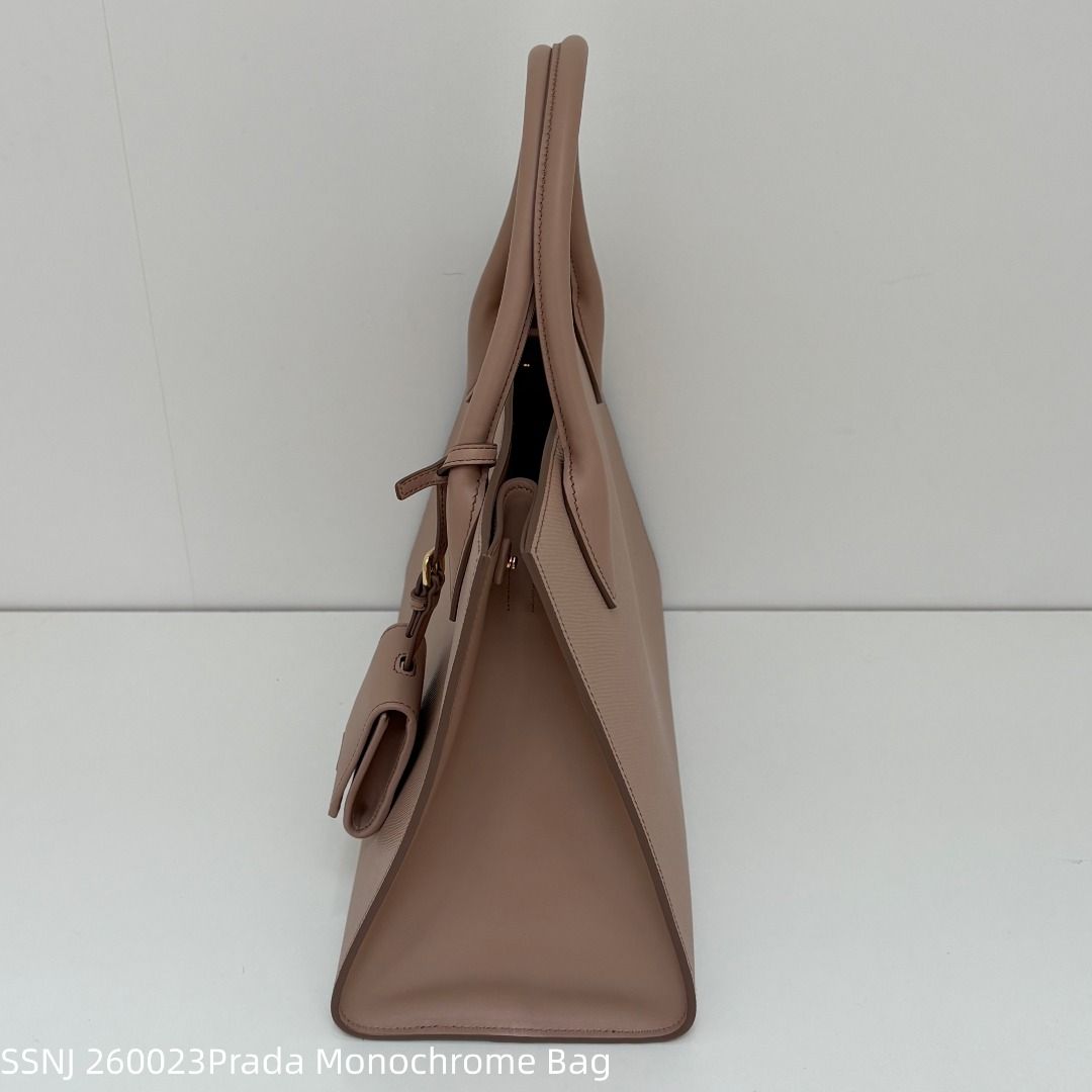 Prada Monochrome Tote Bag (Category: Luxury Bags & Wallets) located in Makati City. Submitted by 2ndluxsea (Listing ID 1434455852, Image 3). Description: 🌸 Authentic Prada Galleria Saffiano Tote – Elegant Nude 🌸 Selling my 100% authentic Prada Galleria bag in a beautiful nude/beige shade ✨ Classic, timeless, and perfect for work or daily use! 👜 Condition: Excellent (around 9/10) – Very clean inside & outside – No major flaws, well kept 📦 Incl
