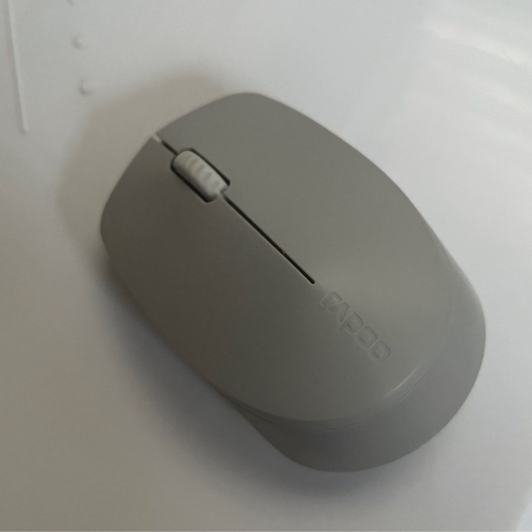 Rapoo bluetooth mouse (M100G) (Category: Mouse & Mousepads) located in Makati City. Submitted by thoushalt (Listing ID 1434487205, Image 1). Description: -fixed; will not entertain offers lower than indicated -used once to try with my ipad -connect via bluetooth or receiver.