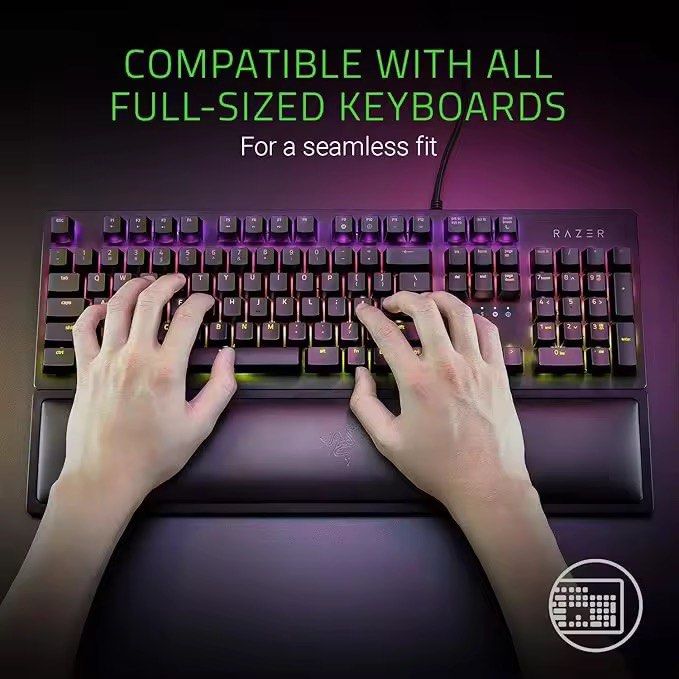 Razer Ergonomic Wrist Rest, Full-Sized Keyboard468152299753328641