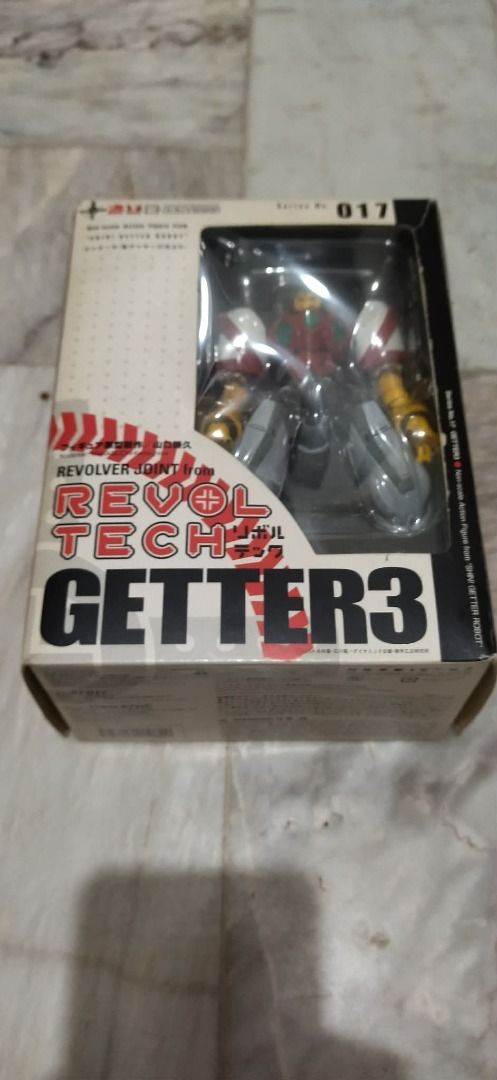 Revoltech Getter 3 Action Figure (Category: Figurines & Statues) located in Manila. Submitted by madfinds (Listing ID 1434530682, Image 1). Description: - Revoltech Getter 3 action figure - New in original packaging - Series number: 017 WYSIWYG Meet up: Cavite City Shipping via LBC.