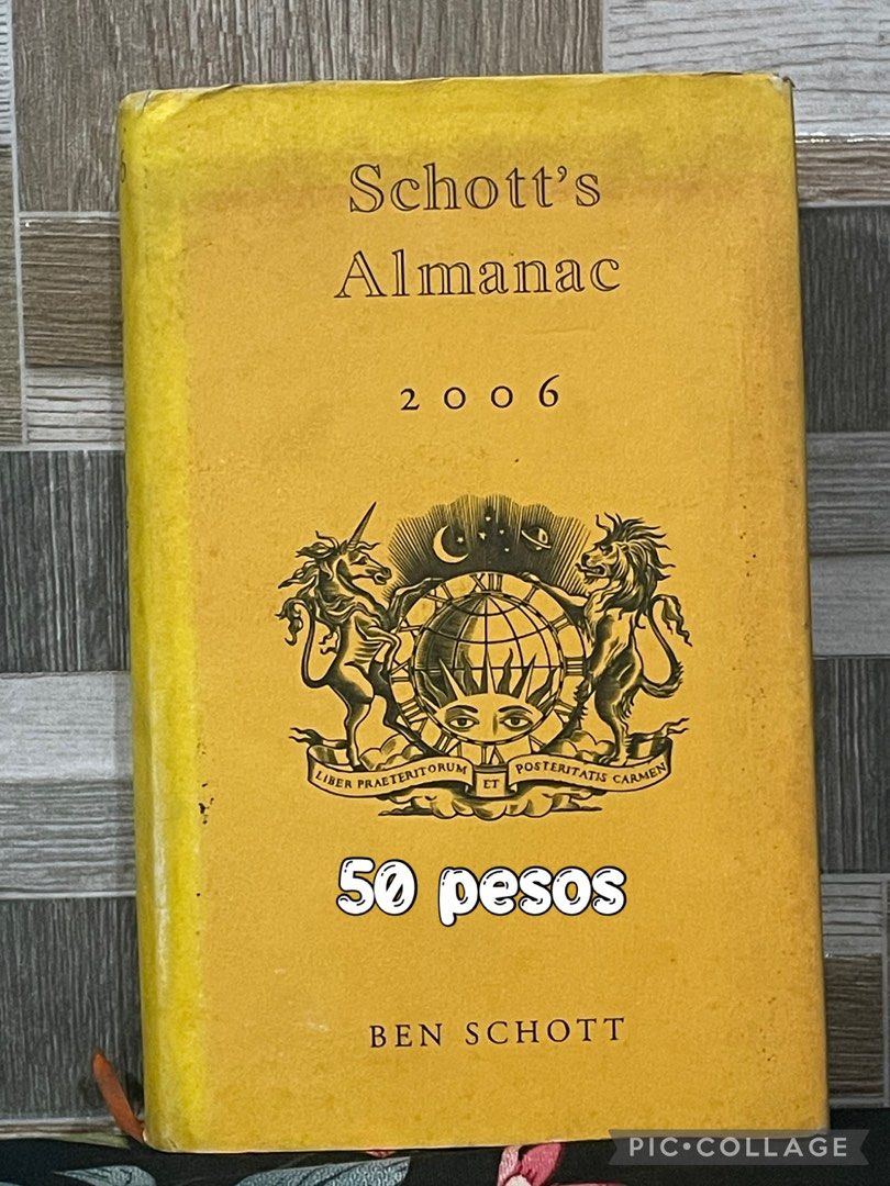 Schott’s Almanac (2006) (Category: Textbooks) located in Manila. Submitted by prelovedpicksph (Listing ID 1434459422, Image 1). Description: .