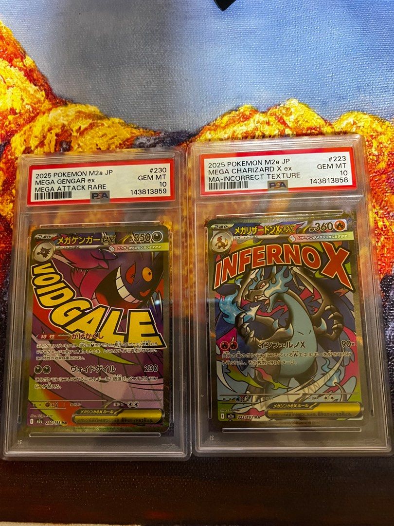 Sequential zard and gengar from mega dream, Hobbies & Toys, Toys ...