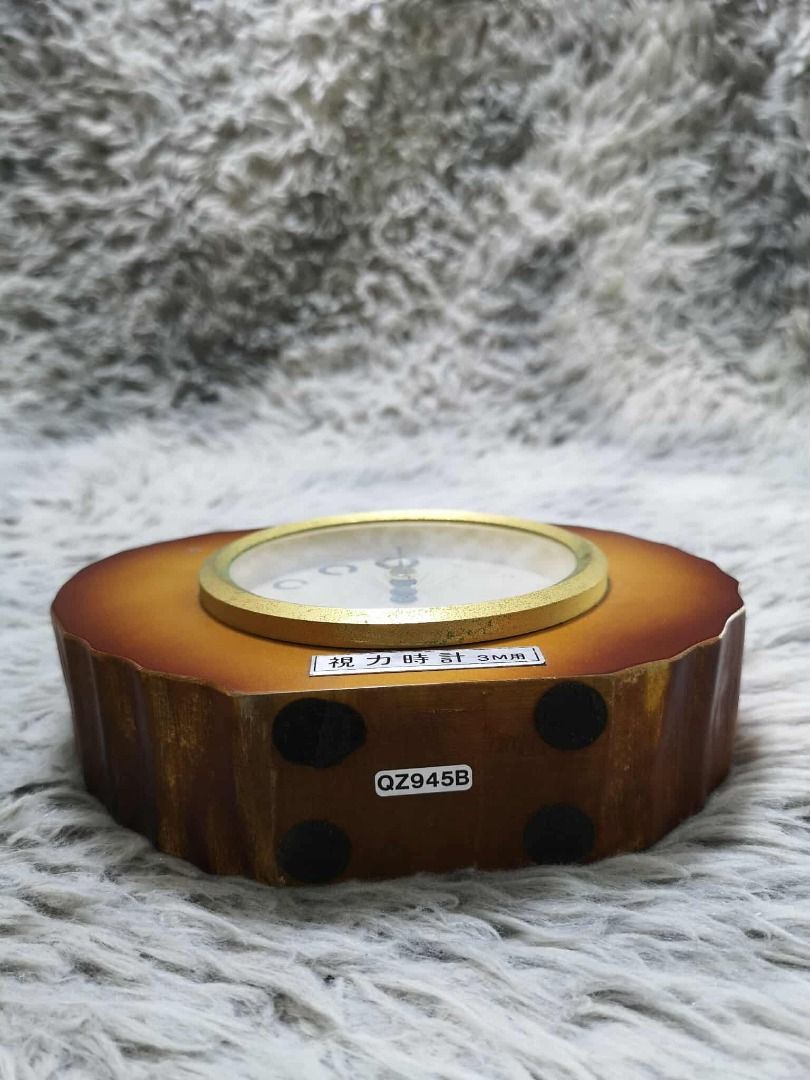 Table Top Rustic Wooden Style Clock (Category: Clocks) located in Santa Cruz. Submitted by jmy_surplus.2 (Listing ID 1434560226, Image 2). Description: Size ; L - 15 W - 19 H - 5 Color ; Brown Type ; Clock Brand ; No brand Material ; Wood Style ; Wooden Table Top Clock JMA JMY 1 Batch #201.
