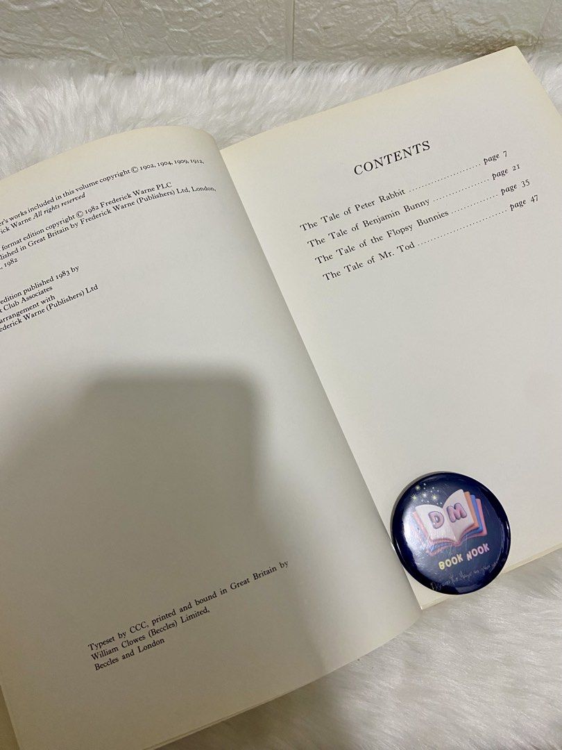 The Complete Advneture of Peter Rabbit (Category: Children's Books) located in Caloocan City. Submitted by dmbooknook (Listing ID 1434558234, Image 2). Description: - Very good used condition, shelfwear, clean pages - Large hardcover - Beautiful Illustration 📌 𝘉𝘰𝘰𝘬𝘴 𝘢𝘳𝘦 𝘱𝘳𝘦-𝘭𝘰𝘷𝘦𝘥 𝘢𝘯𝘥 𝘮𝘢𝘺 𝘩𝘢𝘷𝘦 𝘧𝘭𝘢𝘸𝘴 𝘭𝘪𝘬𝘦 𝘵𝘦𝘢𝘳𝘴, 𝘤𝘳𝘦𝘢𝘴𝘦𝘴, 𝘴𝘩𝘦𝘭𝘧 𝘸𝘦𝘢𝘳, 𝘸𝘳𝘪𝘵𝘪𝘯𝘨𝘴, 𝘵𝘢𝘯𝘯𝘪𝘯𝘨, 𝘧𝘰𝘹𝘪𝘯𝘨, 𝘦𝘵𝘤. 𝘚𝘢