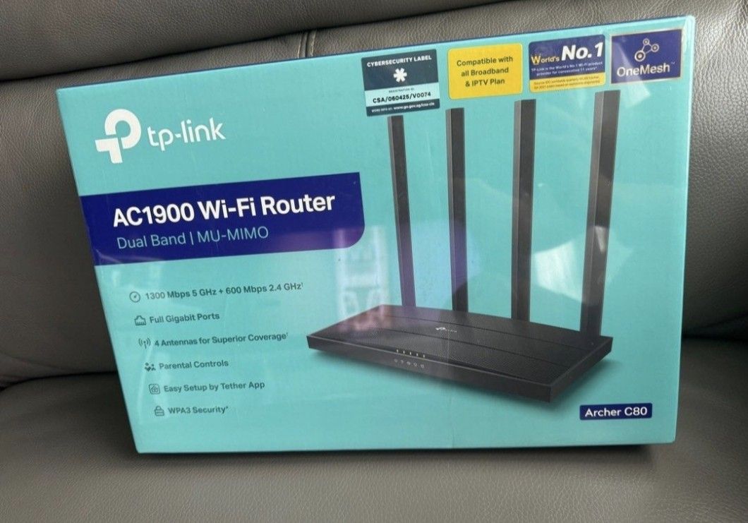 TP-Link AC1900 Wi-Fi Router Archer C80467788941838919680
