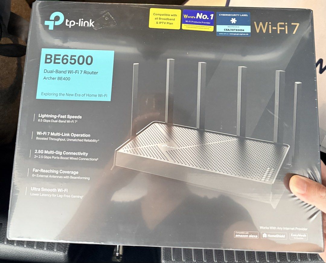 TP-Link BE6500 Dual-Band Wi-Fi 7 Router