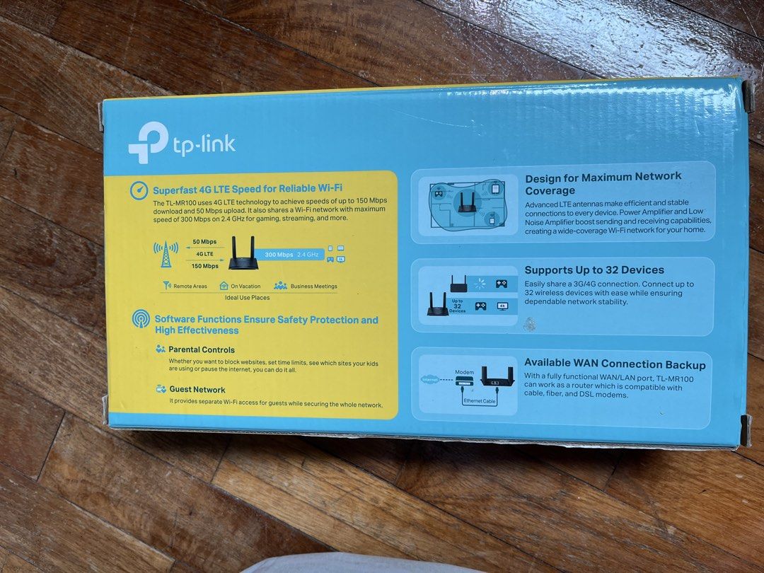 TP-Link TL-MR100 4G LTE Router465857849570119682