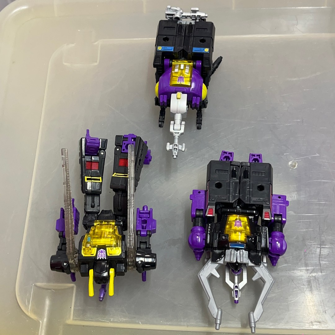Transformers Legacy Insecticons Bombshell Shrapnel Kickback complete ...