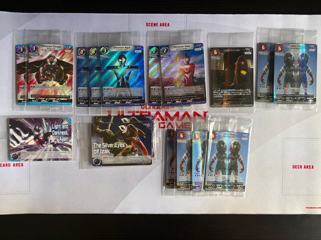 Ultraman Card Game Top 8 / Challenge Match Winner / Box topper (Category: Raw Cards) located in Singapore. Submitted by keon683 (Listing ID 1408538358, Image 1). Description: Ultraman Card Game Top 8 / Challenge Match Winner / Box topper - One for $5 - Meet up at UCG events / Sengkang / Toa Payoh at my convenience .