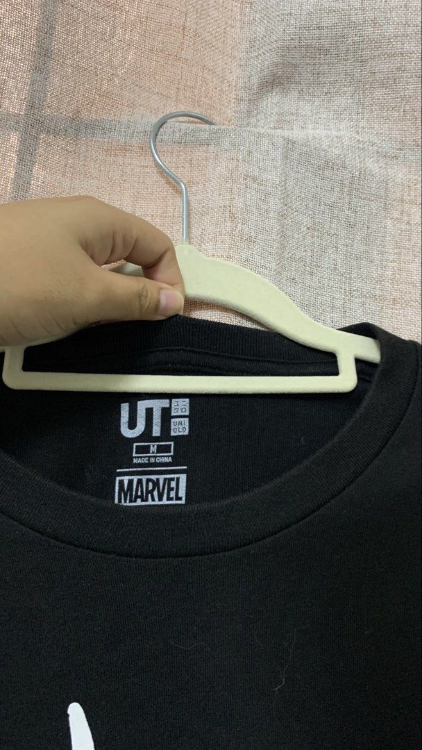 Uniqlo Marvel Black Panther Graphic Tee (Category: Tshirts & Polo Shirts ) located in Makati City. Submitted by eloire (Listing ID 1434463624, Image 3). Description: NO LAST PRICE! PHP 180 - Uniqlo Black Panther t-shirt - Size: M - Material: 100% cotton - Features: Crew neck, short sleeves - Graphic: Black Panther and Marvel logo - Origin: Made in China.