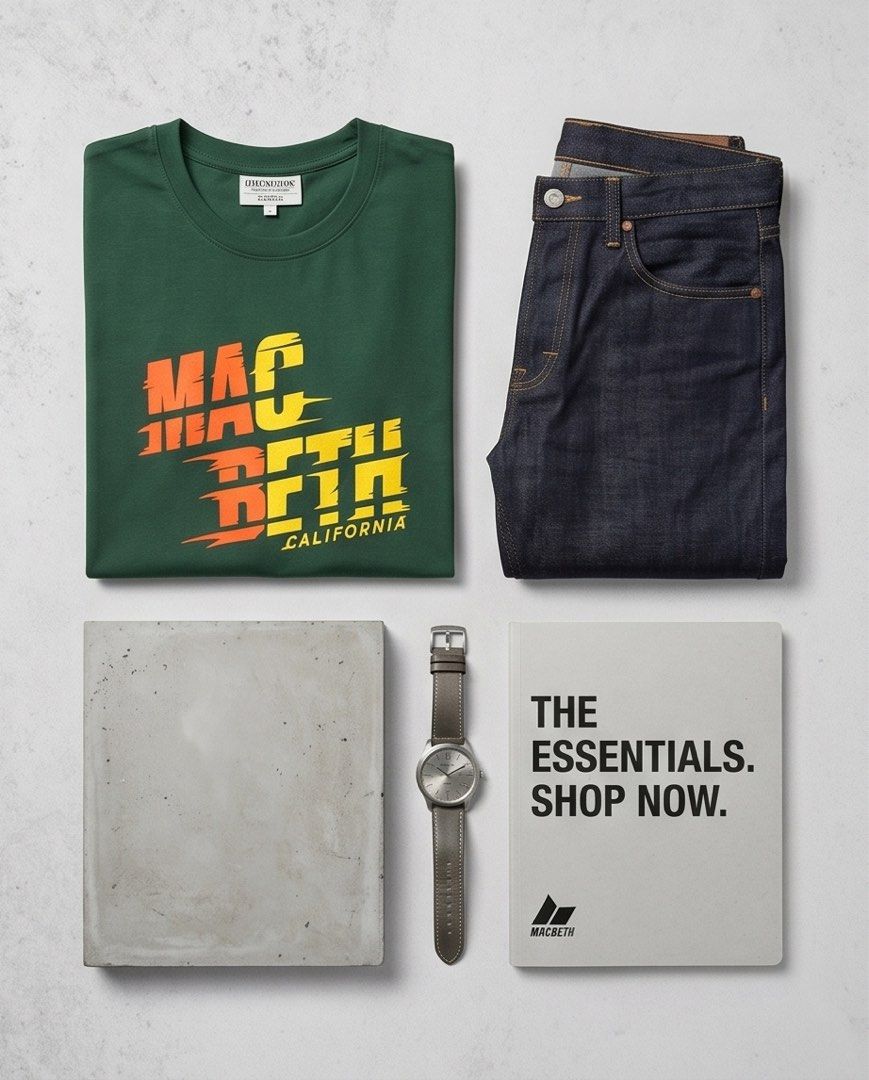 Unisex Macbeth Green T-shirt (Category: Tshirts & Polo Shirts ) located in Manila. Submitted by eishty05 (Listing ID 1434535767, Image 3). Description: This T-shirt is product of impulse buying and still brand new as price tagged also attached. This can fit large to x-large. This can be your outdoor outfit compatible with light color shorts or light colored jeans..