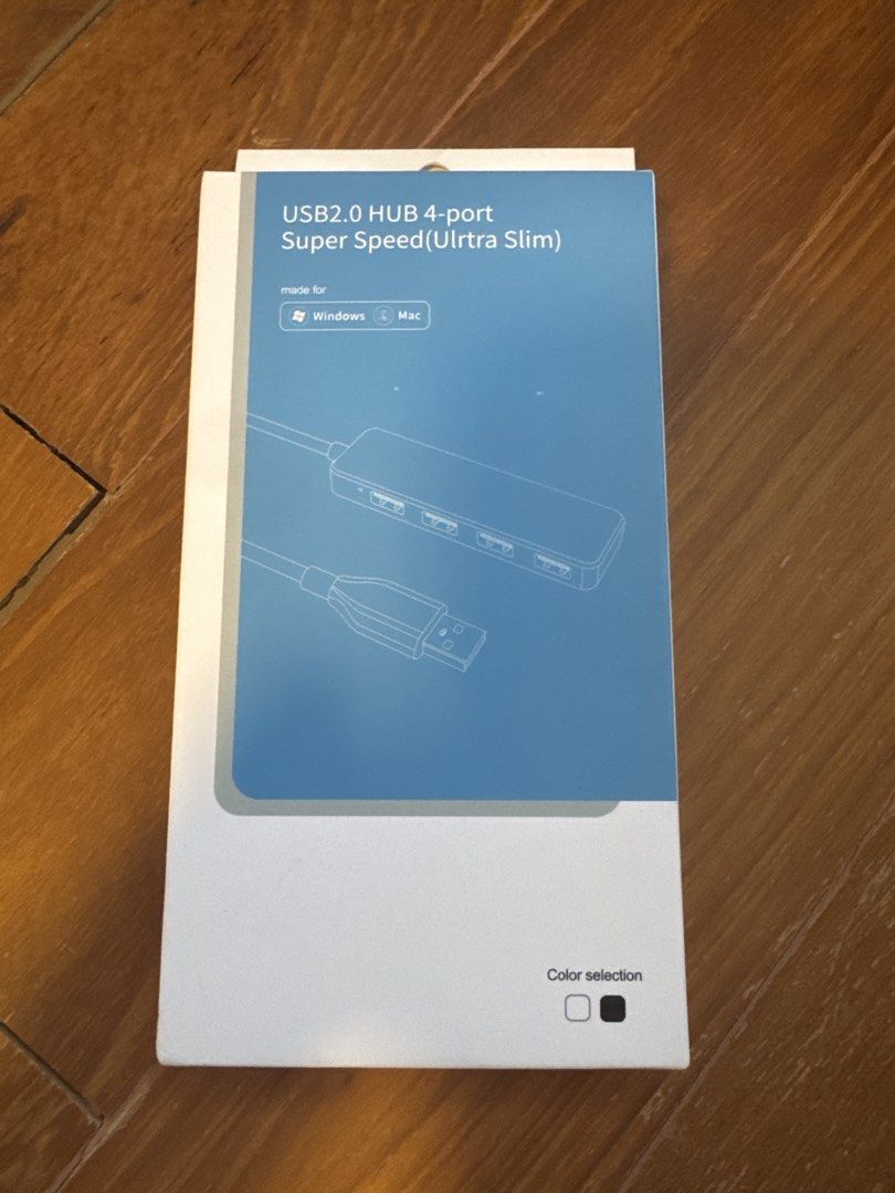 USB 2.0 4-Port Hub - Super Speed (Ultra Slim)