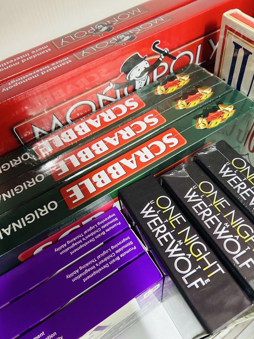 VARIOUS BOARD, CARD AND PARTY GAMES! 🤟🏼 (Category: Board Games & Puzzles) located in Quezon City. Submitted by playboxph (Listing ID 1434508466, Image 2). Description: Hello! We are PlayBox PH. We are selling various board and card games! Hit us up for prices and questions! Available: 🃏Uno (Regular) 🃏Uno No Mercy 🃏These Cards Will Get You Drunk 🃏These Cards Will Get You Drunk Too 🃏Monopoly Board Game 🃏Monopoly Deal 🃏Scrabble 🃏Jenga 🃏Tw