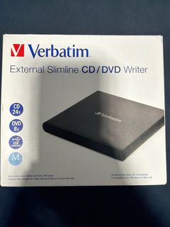 Verbatim External Slimline CD/DVD Writer