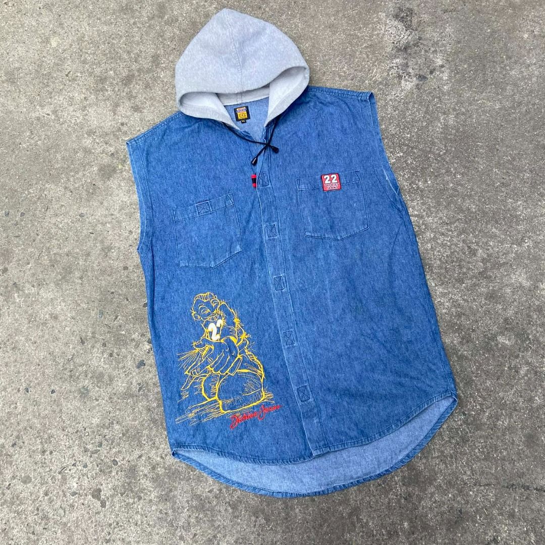 Vintage Y2K Dickies Patchwork Denim (Category: Vests) located in Angeles City. Submitted by eriellynnthrifts (Listing ID 1434558042, Image 1). Description: 24x30 XL on tag XL Fittings Good Condition. See photo for details 390 Angeles City Pampanga.