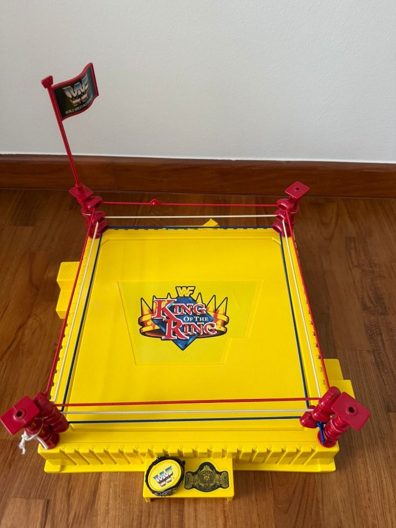 WWF WWE Hasbro Yellow King of the Ring, Hobbies & Toys, Toys & Games on ...