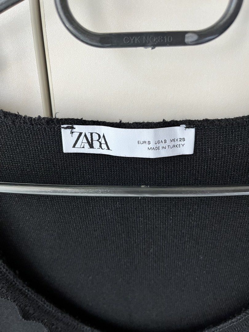 Zara Black Bodycon Dress (Category: Dresses) located in Pasig City. Submitted by mbb97 (Listing ID 1434457007, Image 2). Description: - Zara black dress - Bodycon style fit - Scoop neckline with scalloped edges - Size S - Used only once, good as new - Bought for PHP 1,800.