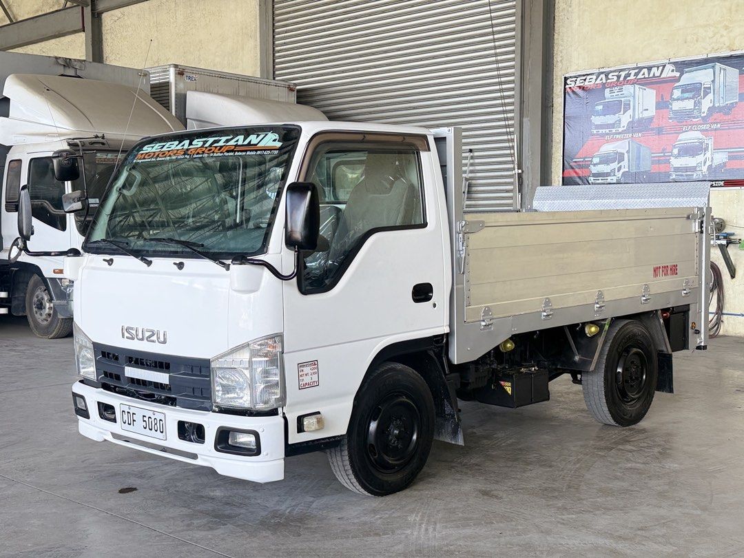 10ft. Isuzu Elf Dropside with lifter Single Tire (Category: Heavy Vehicles) located in Bulacan. Submitted by arvin_custodio (Listing ID 1434741238, Image 2). Description: Isuzu Elf Dropside with lifter 10ft Single tire (4 Wheeler) 4JJ1 engine 2025 year model Complete papers Ready to pullout Call: 09190969833.
