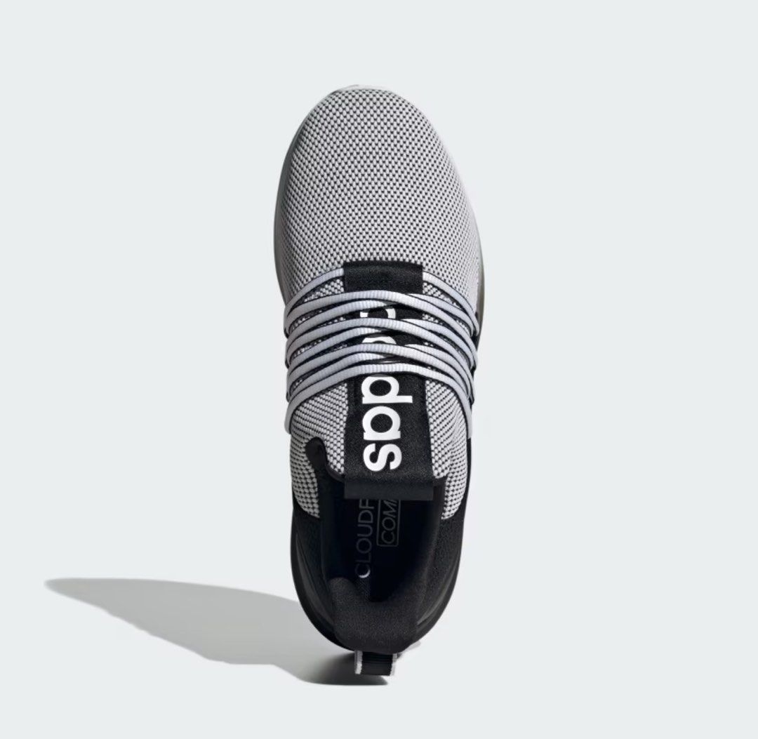 Adidas Lite Racer Adapt 4.0 Sneakers (Category: Sneakers) located in Cavite. Submitted by itsjameee (Listing ID 1434724086, Image 2). Description: - Adidas Lite Racer Adapt 4.0 sneakers - Breathable gray and black mesh upper - Easy-on elastic laces - Comfortable Cloudfoam midsole - White sole - Heel pull tab - Adidas logo on tongue.