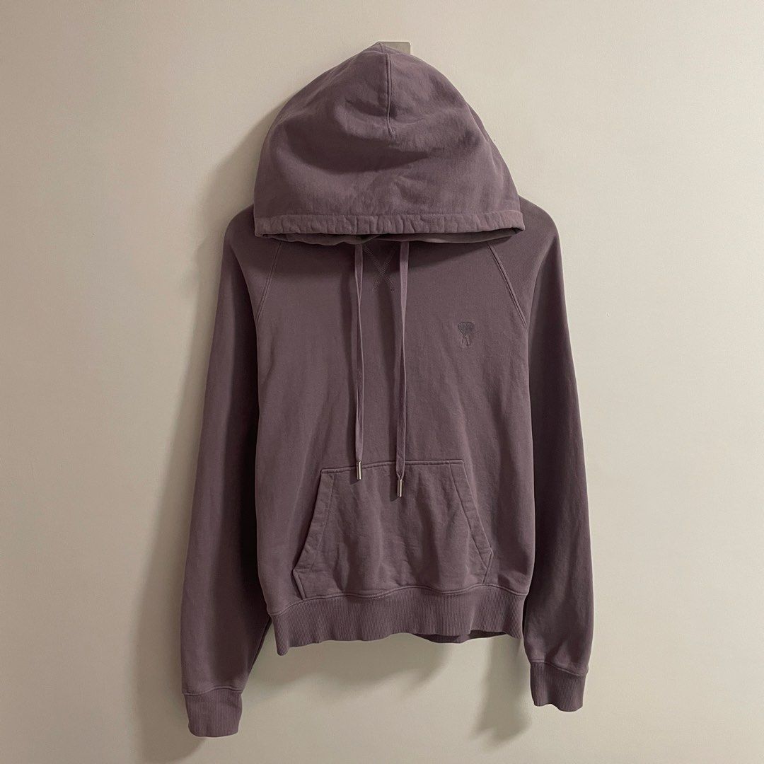 Ami Paris Purple Pull Over Hoodie (Category: Coats, Jackets and Outerwear) located in Paniqui. Submitted by justyntrouves (Listing ID 1434729742, Image 1). Description: Tag Size: Medium (Dimensions in inches) Width: 23 Length: 25 Buyer will shoulder the shipping fee. Don’t expect too much, thrifted items. #justynpicks Read the description and check all photos before purchasing. For any questions, feel free to ask..