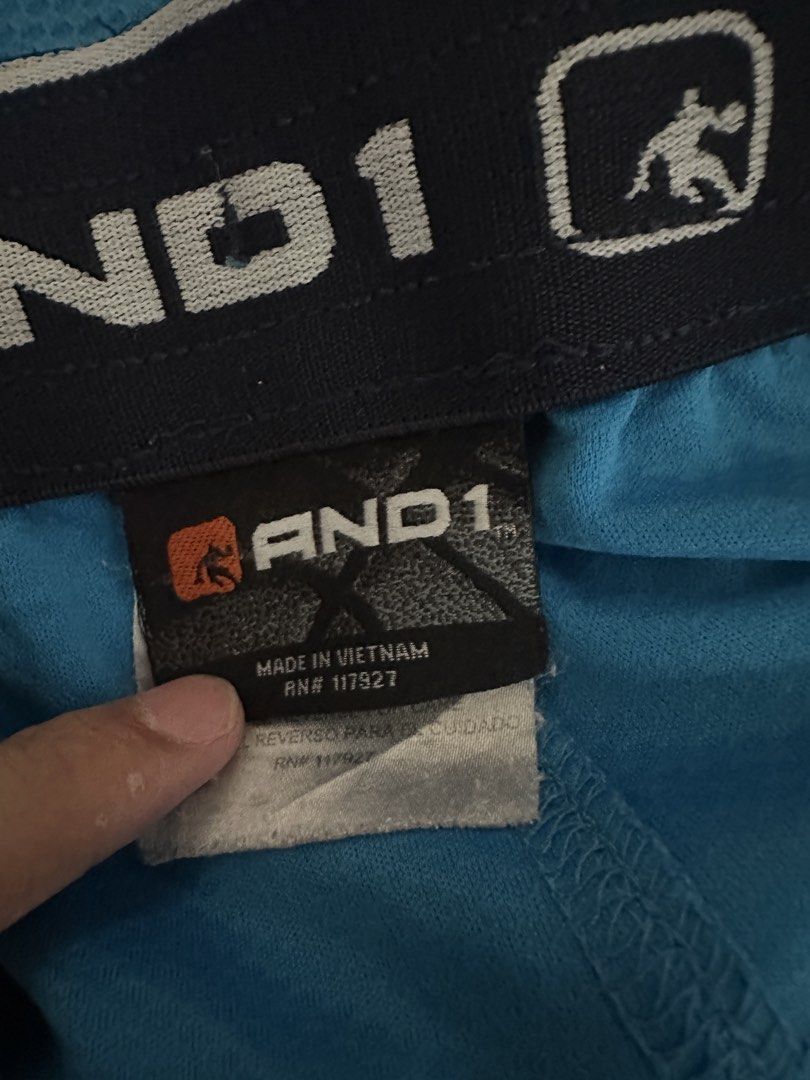 And1 (Category: Shorts) located in Abucay. Submitted by slickiest_source (Listing ID 1434771196, Image 3). Description: AND 1 SHORT - 400 W - free waist L - 23 LO - 14 NO ISSUE MOP GCASH📱 SHIP VIA JNT📦 PM FOR MORE INFO.