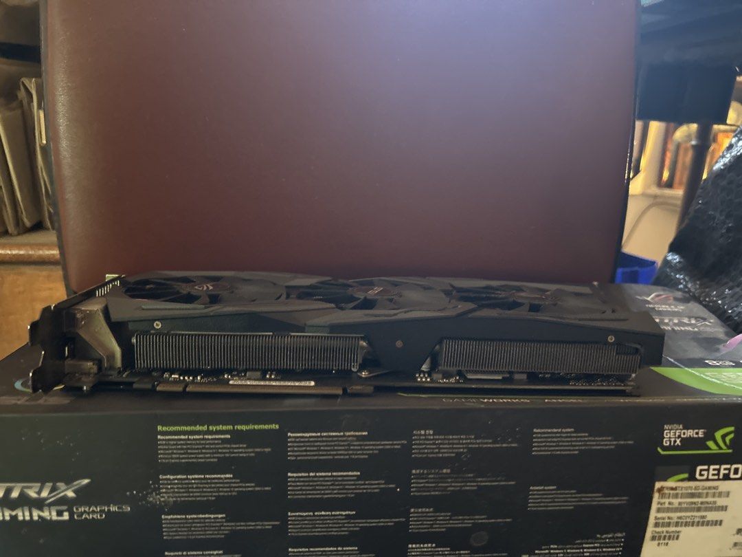 ASUS ROG STRIX GTX 1070 8gb (Category: Computer Parts) located in Manila. Submitted by awitismpards (Listing ID 1434644740, Image 3). Description: .