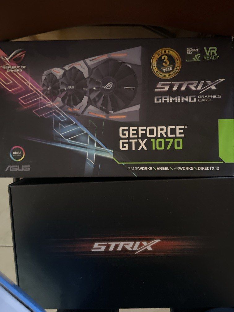 ASUS ROG STRIX GTX 1070 8gb (Category: Computer Parts) located in Manila. Submitted by awitismpards (Listing ID 1434644740, Image 1). Description: .