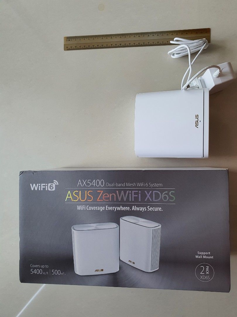 ASUS ZenWiFi XD6S AX5400 Dual-Band Mesh WiFi 6 System - 1 unit only