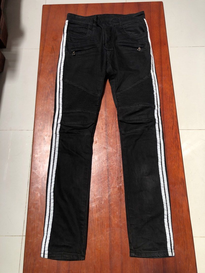 BALMAIN BIKER JEANS (Category: Jeans) located in Cebu City. Submitted by 19cnug98 (Listing ID 1434647691, Image 1). Description: size 28 excellent condition cebu.