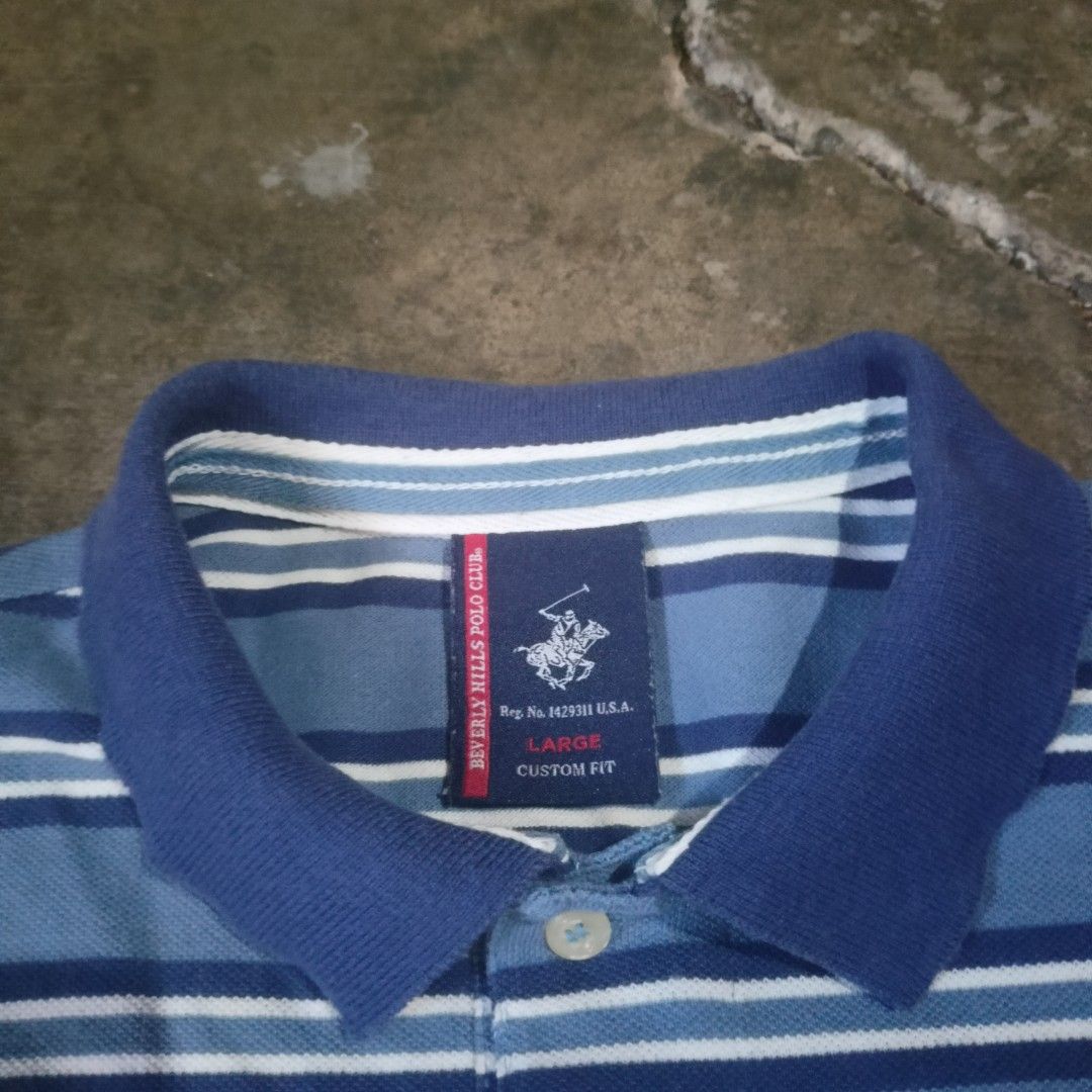 Beverly Hills Polo Club (Category: Tshirts & Polo Shirts ) located in Cabanatuan. Submitted by flipmopickmo (Listing ID 1434694725, Image 2). Description: Beverly Hills Polo Club - Dimes: W-21.5 L-27.5 - No issues - No flaws - 9.5/10 or Better - Color may vary due to lighting ✨⚡ - Message me for more information.