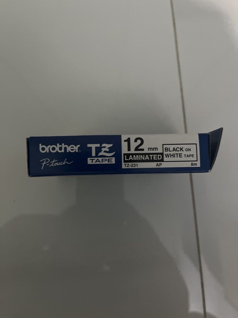 Brother P-Touch TZ-231 Label Tape - Black on White439448215456337921