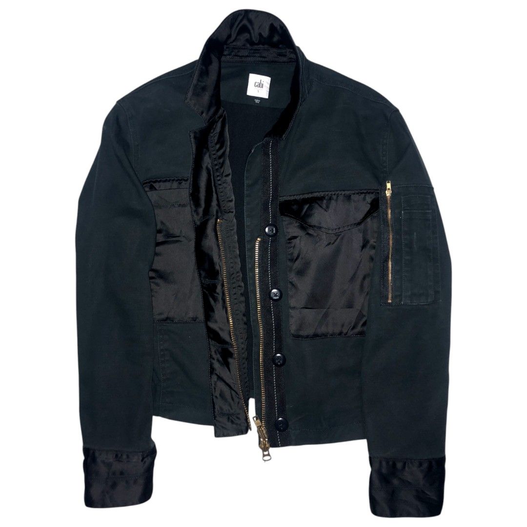 Cabi Black Rider Jacket (Category: Coats, Jackets and Outerwear) located in San Fernando. Submitted by 7blunts (Listing ID 1434765366, Image 1). Description: 18x21 400+sf xs to s.