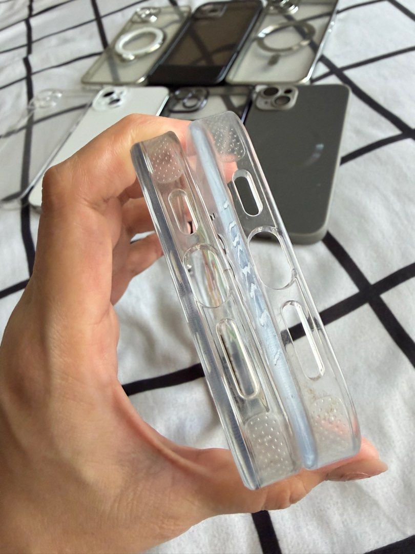 Casetify Impact Case Magsafe for iPhone 14 Plus (Category: Cases & Sleeves) located in Manila. Submitted by angcloset (Listing ID 1434664006, Image 3). Description: • Original Casetify Impact Magsafe case • ₱300 each only • no box natapon na • w/ scratches • w/ FREE cases ( see last photo ) • BAWAL SA MAARTE :) •Color may vary due to lighting •Delivery fee shouldered by buyer •PAYMENT FIRST NO COD!! ‼️ NOTE ‼️ •Zoom in pictures •Ask all your ques