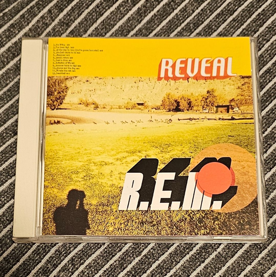 🌟🇸🇬[CD Album] R.E.M. – Reveal (2001) (Category: CDs & DVDs) located in Singapore. Submitted by strangecell (Listing ID 1434753953, Image 1). Description: Many more Various Genres: https://www.carousell.sg/p/1253907759 Disco/Funk/Soul/Easy Listening/ Lounge/Jazz/Chill-out: https://carousell.com/p/1028943398 Electronic Dance, EDM, DJ Mix: https://carousell.com/p/1035784902 *************************************** Self-collect at Area Serangoon Ce