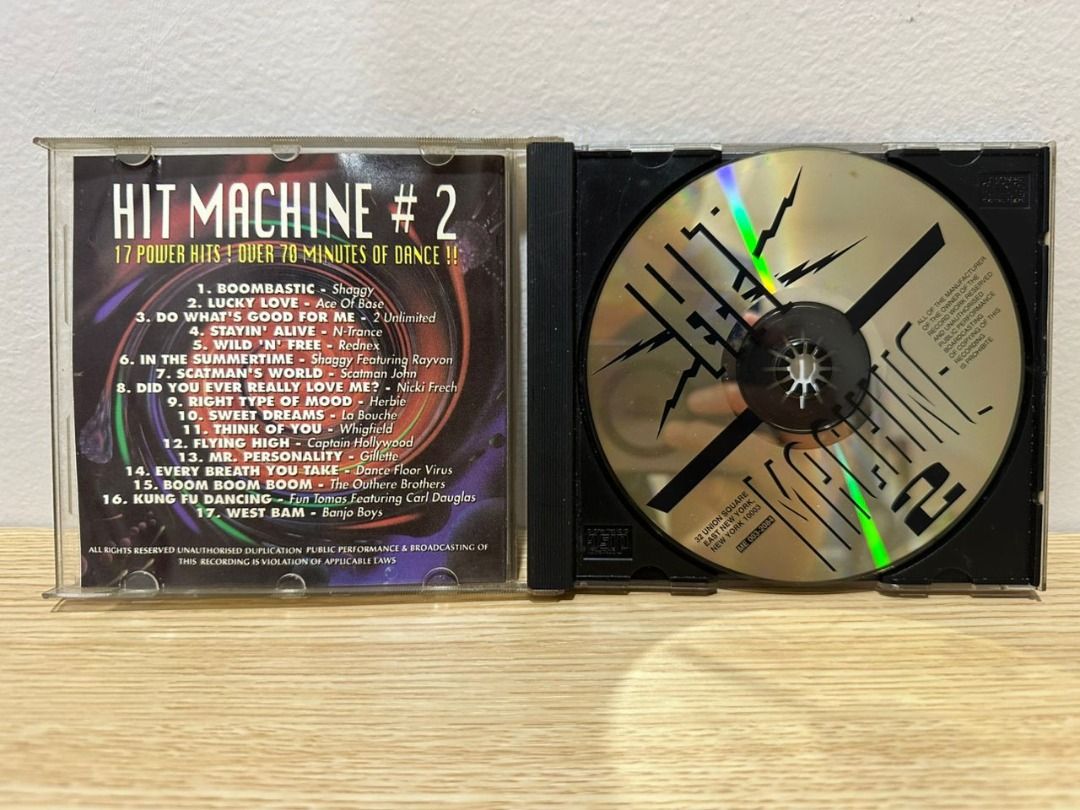 [CD] Hit Machine #2 Compilation Album, Hobbies & Toys, Music & Media ...