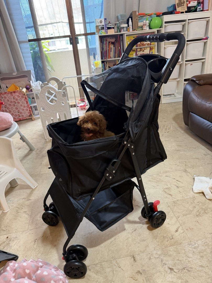 Dog Stroller (Category: Strollers) located in Mandaluyong City. Submitted by katrinaorante (Listing ID 1434640183, Image 1). Description: Dog stroller brandnew .