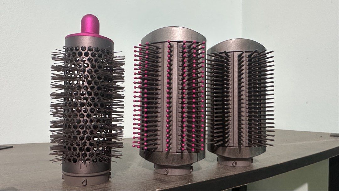 Dyson Round Volumizing Brush (Category: Hair) located in Urdaneta. Submitted by oc_decluttering (Listing ID 1434756529, Image 3). Description: For Sale Dyson Round Volumizing Brush for Dyson Airwrap Multi-Styler (Fuschia/Nickel) RFS : not using this attachment Selling Price : 2,500 (negotiable) Original Dyson Like new Used once or twice for trial No damage Preferably Pick-up or Meet-up at Urdaneta City, Pangasinan For shipping, buyer to shoulder 