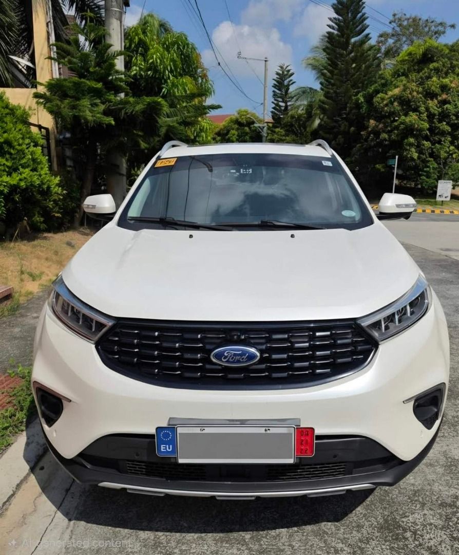 Ford Territory Titanium Auto (Category: Used Cars) located in Silang. Submitted by cedricerrolfauntleroy21 (Listing ID 1434643480, Image 1). Description: Ford Territory Titanium CVT 1.5L 2022 Mileage - 18,000+km only! Plate Number Ending 1 (Monday coding) Top of the Line (Titanium Variant) Color - Crystal Pearl White First owner Ford casa maintained Recent PMS April 13, 2026 (change oil, new spark plugs, new filters, etc.) Complete papers - updat