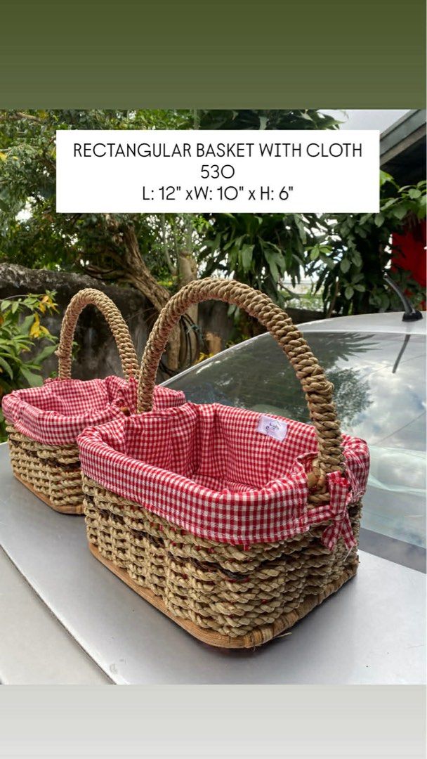 FRUIT BASKET/RECTANGULAR BASKET/BASKET TRAY/BASKET ORGANIZER (Category: Storage Boxes & Baskets) located in Marikina City. Submitted by thecraftyhomebyelisha (Listing ID 1434754404, Image 2). Description: FRUIT BASKET/RECTANGULAR BASKET - 530 Loc. Marikina Delivery via lalamove Fb: the crafty home by elisha.