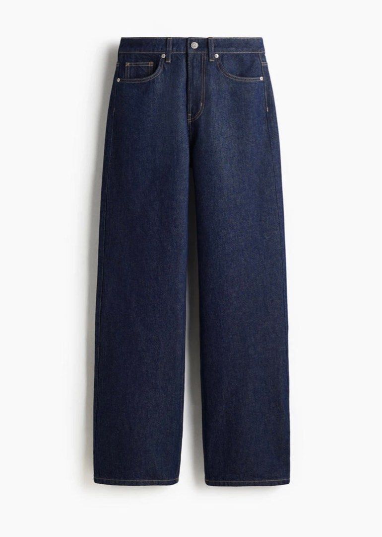 H&M Wide High Waist Jeans (Category: Jeans) located in Quezon City. Submitted by jglico (Listing ID 1434709740, Image 1). Description: RFS: too big Literally just washed but was big on me when i tried it on Bought for Php 1790.