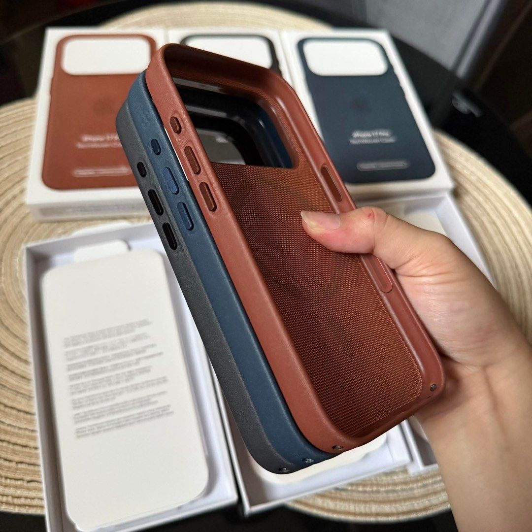 iPhone 17 Pro Max Techwoven Magsafe with Case Animation and Camera Contron Button🆕 (Category: Cases & Sleeves) located in Quezon City. Submitted by rcstny (Listing ID 1434690027, Image 3). Description: iPhone 17 Pro Max Techwoven Magsafe with Case Animation and Camera Contron Button🆕 - premium hard case - magsafe ready with case animation - with camera control button - wireless charging - magnetic case - colors: Black, Purple, Green, Blue, Sien