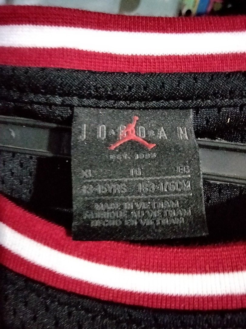Jordan jersey Authentic youth xl (Category: Babies & Kids Fashion) located in Pasay City. Submitted by jerome23 (Listing ID 1434695940, Image 2). Description: size youth xl American size best fit medium Adult length 28 width 20 inches brandnew 💯 Authentic.