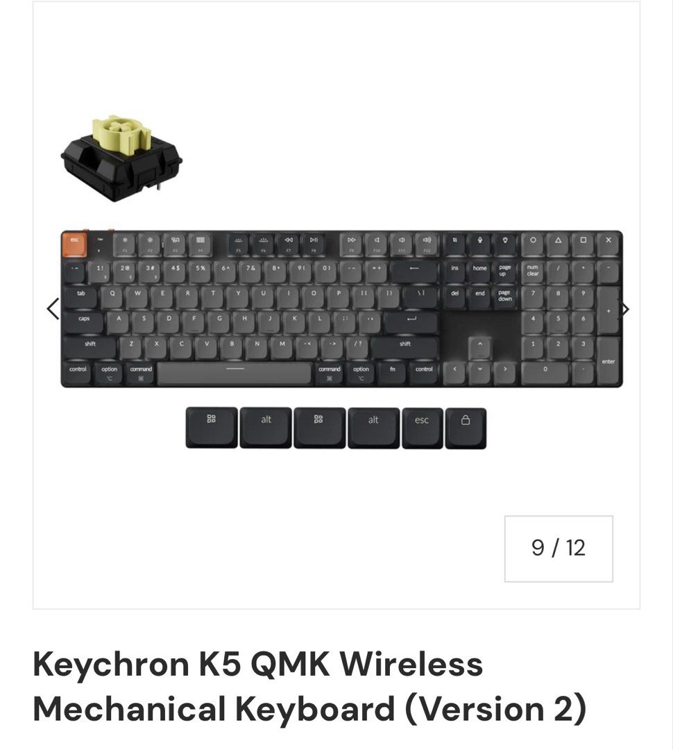 Keychron K5 Version 2 QMK Mechanical Keyboard452018305499801600
