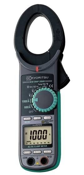 Kyoritsu 2056r Clamp Meter (Category: Electrical, Adaptors & Sockets) located in Las Pinas. Submitted by ljbusy (Listing ID 1434792616, Image 1). Description: Selling my Kyoritsu 2056R Digital Clamp Meter in very good working condition. Key Features: -True RMS measurement -Measures AC/DC current up to 1000A -Voltage measurement (AC/DC) -Resistance -Continuity -Frequency -Diode test -Inrush current measurement -temperature -backlit display -No Con