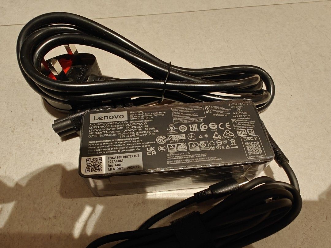 Lenovo Laptop Charger