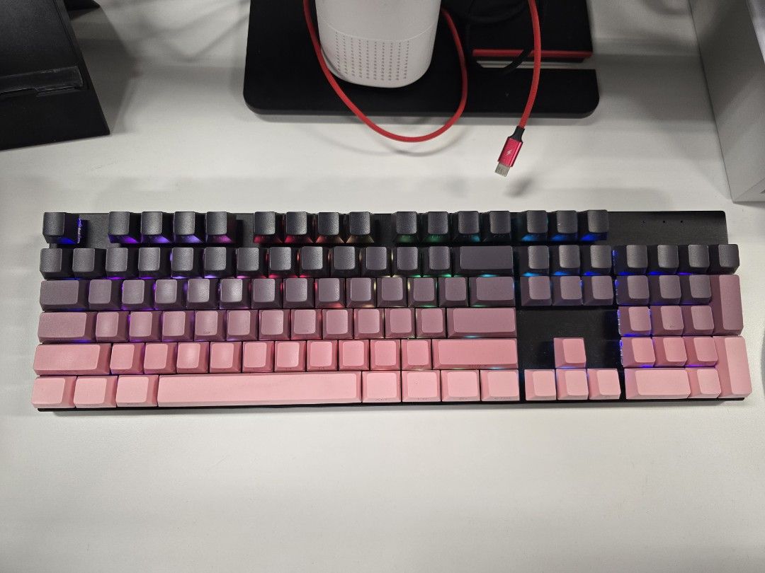 Wireless Mechanical Keyboard - Pink Gradient Keycaps469398015621867521