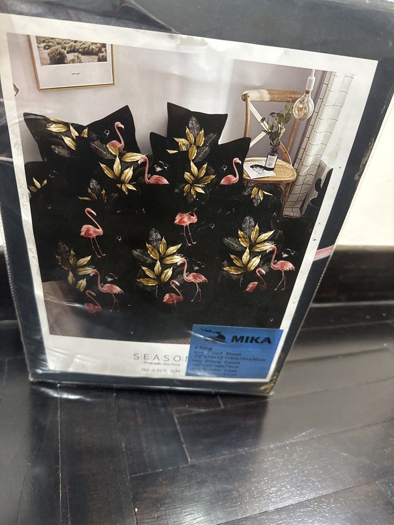 Mika 6' King Fitted Sheet Set