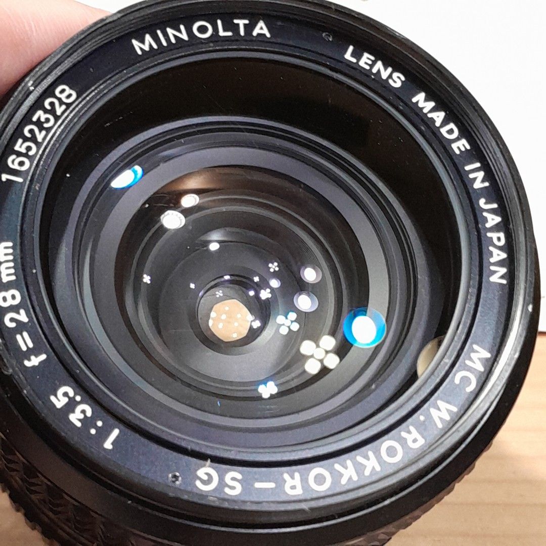 Minolta Rokkor 28m 3.5 (Category: Cameras) located in Las Pinas. Submitted by 84vintage (Listing ID 1434792345, Image 2). Description: Excellent wide angle for Minolta SRT/MD mount like the Minolta SRT101 and the Minolta X700 legendary cameras. No fungus or haze. Sold As it is only. Actual photos posted. Please examine them carefully as they are part of the description. --📌 MUST READ Before Dealing with us 📌-- ⚠️Price is posted. No lowballs ple