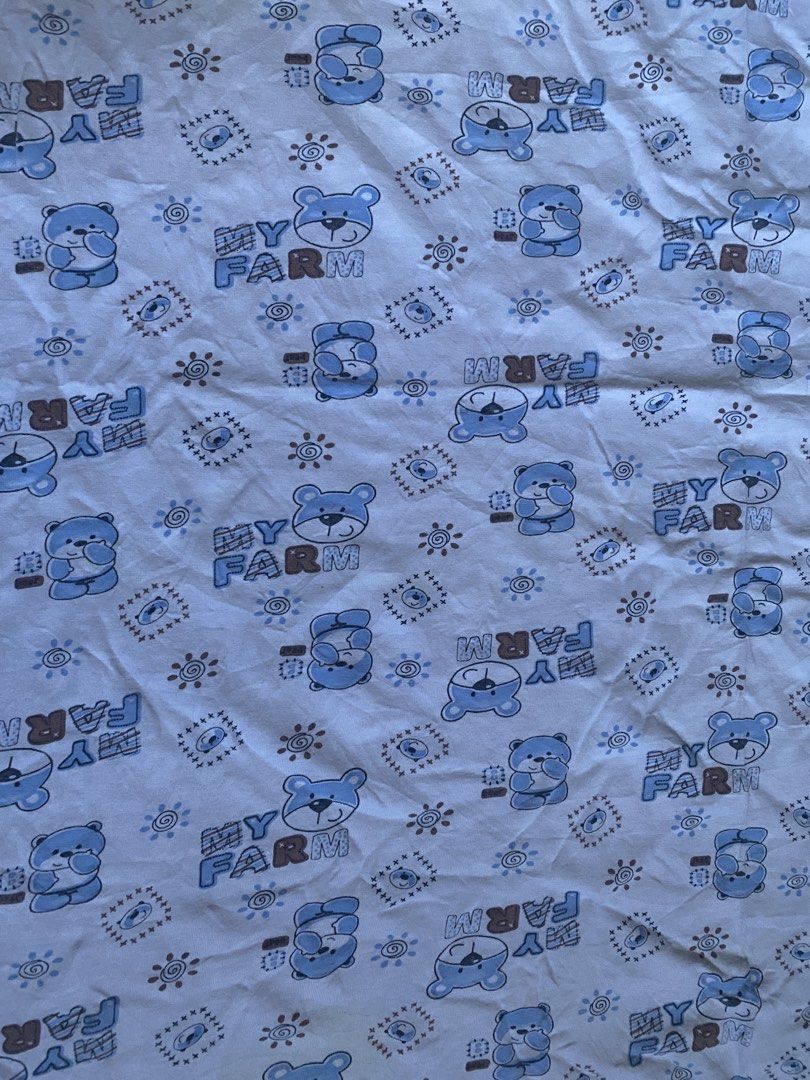 My Farm Bear Blanket Towel (Category: Changing Mats & Accessories) located in Antipolo. Submitted by marcoandpaolomerchandise (Listing ID 1434714423, Image 2). Description: 32”x37” From Korea Malamig sa Balat Preloved Good Condition May konting yellow due to stock Location: Pagrai Antipolo J&T Sf 55 Luzon 🔹 80 Vismin Please po , HUWAG po mag offer kung hindi sure buyer , kase once nag Offer kayo nahingi ng Review si Carousell sa Account mo. CLIC