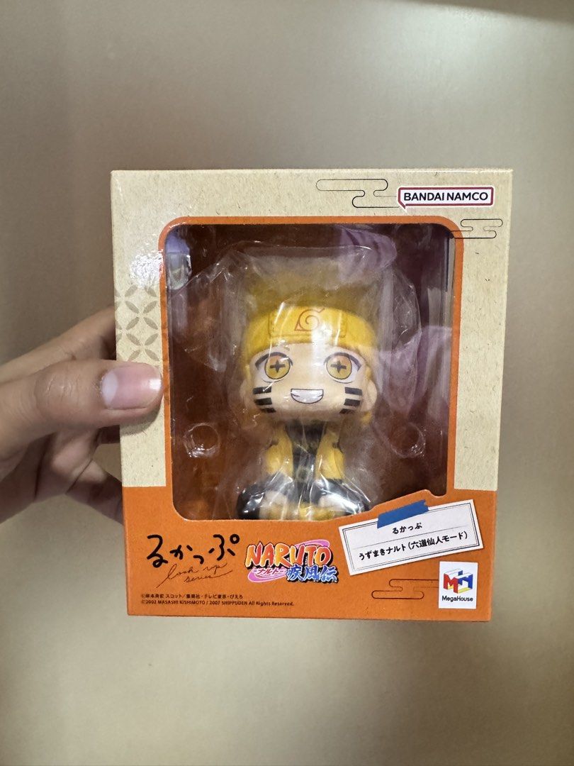 Naruto Uzumaki Figure- Look Up (Category: Figurines & Statues) located in Valenzuela. Submitted by janmartinv (Listing ID 1434608452, Image 1). Description: - Naruto Uzumaki figure from the Look Up series. - Depicts Naruto in Six Paths Sage Mode. - Comes with original box. - Manufactured by Bandai Namco and MegaHouse. - Box features Japanese text and images of other figures..